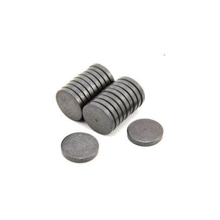 Y10 Ceramic Disc Magnet - 1-3/16 in. dia x 3/16 in. thick - 2.42lbs Pull