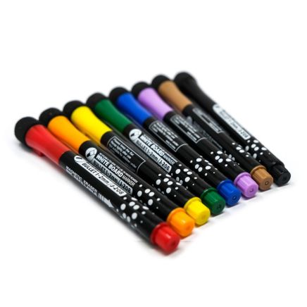 Whiteboard Magnetic Dry Erase Colorful Marker Pens (Pack of 8)