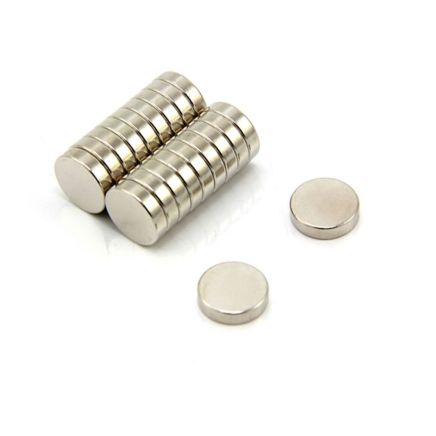 N42 Neodymium Disc Magnet - 15/32 in. dia x 1/8 in. thick - 5.51lbs Pull