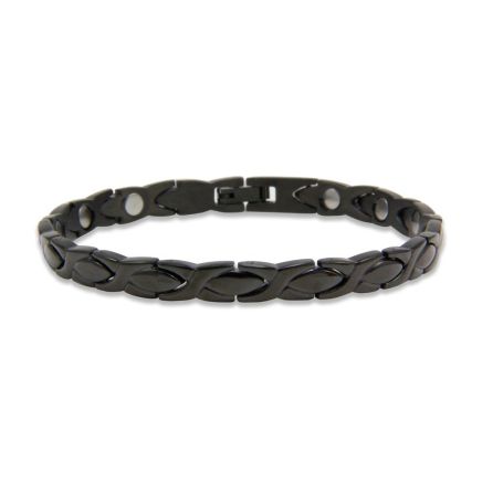 Unisex Rare Earth Magnetic Bracelet with Fold-over Clasp - Nebula