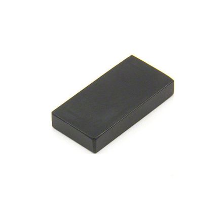 N42 Neodymium Black Epoxy Coated Rectangular Magnet - 1-3/16 in. x 19/32 in. x 3/16 in. thick - 22.27lbs Pull