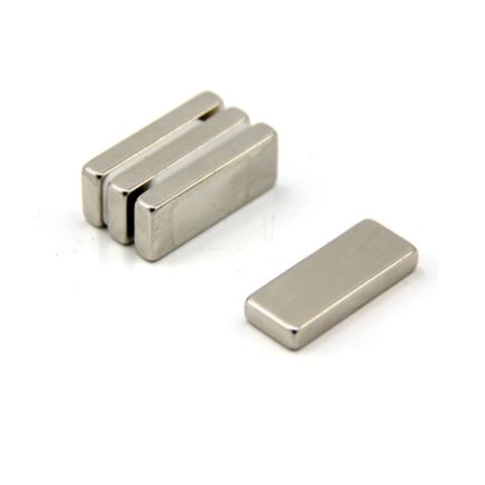 N42 Neodymium Rectangular Magnet - 1 in. x 3/8 in. x 5/32 in. thick - 11.9lbs Pull