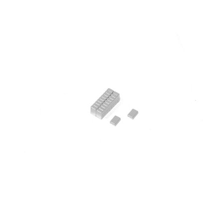 N42 Neodymium Rectangular Magnet - 3/16 in. x 1/8 in. x 1/16 in. thick - 0.77lb Pull