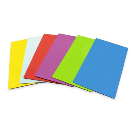 MagFlex® Flexible Gloss Blue Dry Erase Surface Magnetic Sheet - 3-1/8 in. x 1/32 in.