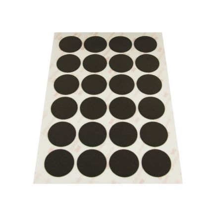 NeoFlex® Self-Adhesive Flexible Neodymium Magnetic Dots - 1-3/16 in. dia - 24 Dots Per A5 Sheet