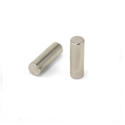 N42 Neodymium Rod Magnet - 5/16 in. dia x 1 in. thick - 6.83lbs Pull