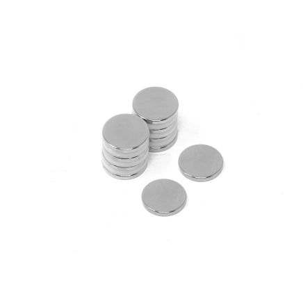 N42 Neodymium Disc Magnet - 11/16 in. dia x 1/16 in. thick - 5.31lbs Pull