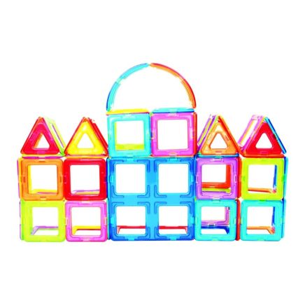 Fun with Magnets Magnetic Building Blocks - 332 piece set