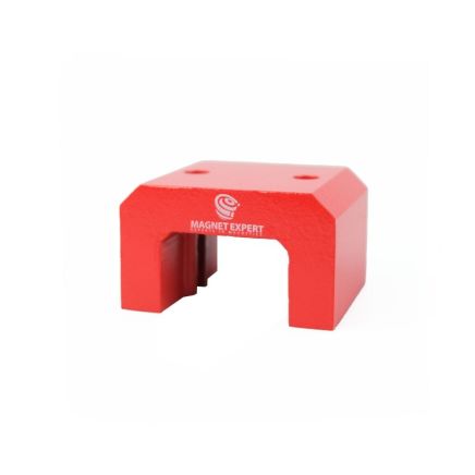 Red Alnico Horseshoe Magnet - 2-9/16 in. x 1-9/16 in. x 2-3/16 in. - 81.59lbs Pull