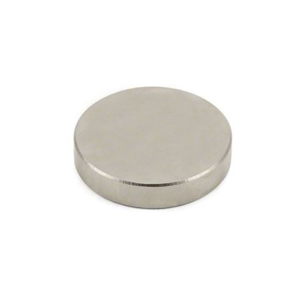 N52 Neodymium Disc Magnet - 2 in. dia x 3/8 in. thick - 92.6lbs Pull