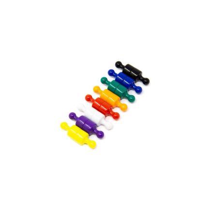 Colored Skittle Magnets - 15/32 in. dia x 27/32 in. tall