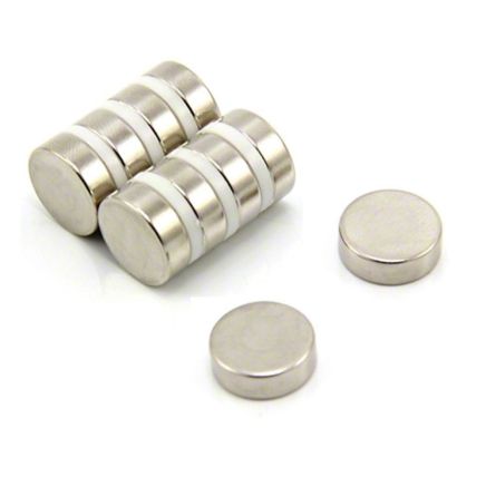 N52 Neodymium Disc Magnet - 19/32 in. dia x 3/16 in. thick - 13.23lbs Pull