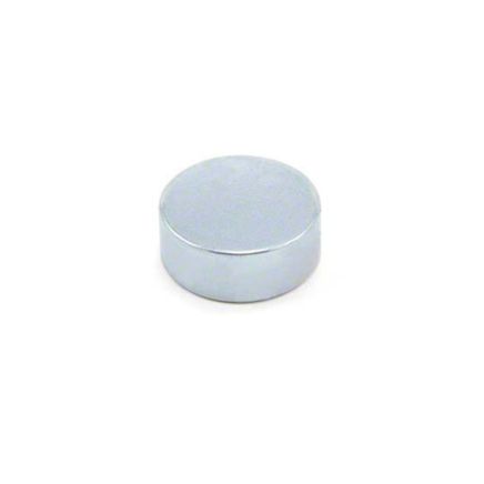 N42 Neodymium Zinc Plated Disc Magnet - 1 in. dia x 3/8 in. thick - 36.38lbs Pull