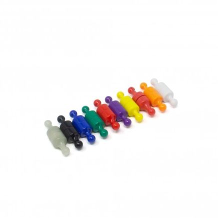 Colored Skittle Magnets - 15/32 in. dia x 27/32 in. tall