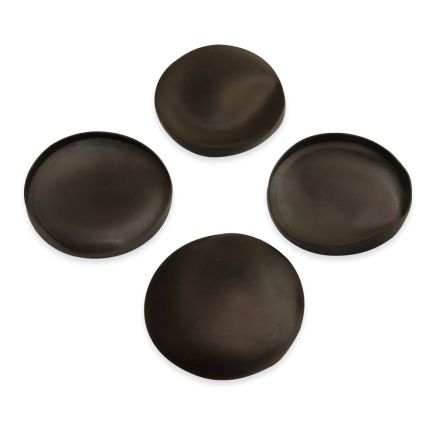 Rubber Cap Suitable for 2-1/4 in. dia Magnets - 2-3/8 in. dia x 1/4 in. high x 1/32 in. thick