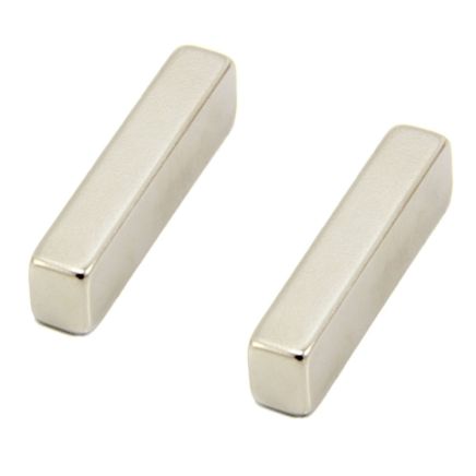 N42 Neodymium Rectangular Magnet - 1-9/16 in. x 5/16 in. x 3/8 in. thick - 30.87lbs Pull