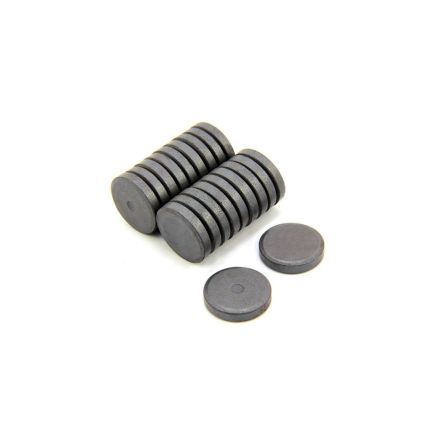 Y10 Ceramic Disc Magnet - 1 in. dia x 3/16 in. thick - 1.32lbs Pull