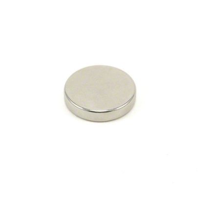 N42 Neodymium Disc Magnet - 1 in. dia x 3/16 in. thick - 20.5lbs Pull