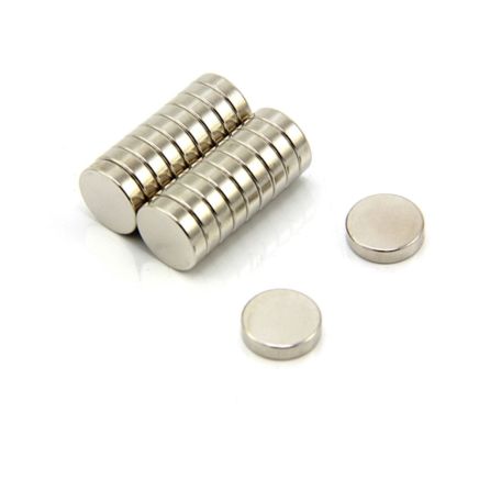 N35 Neodymium Disc Magnet - 15/32 in. dia x 1/8 in. thick - 4.41lbs Pull