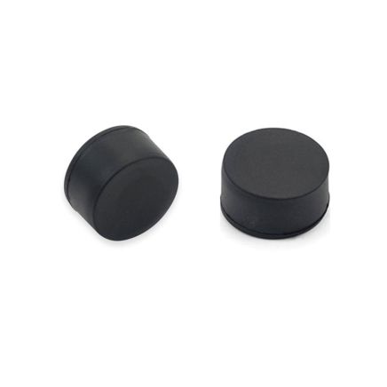 N42 Neodymium Rubber Coated Disc Magnet - 27/32 in. dia x 3/8 in. thick - 15.2lbs Pull