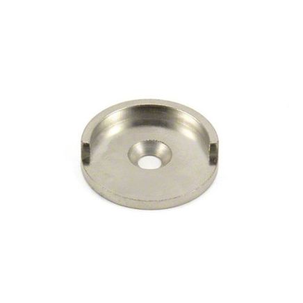 Mild Steel Keeper Cup for Pot & Countersunk Magnets - Half Lip - 1-3/8 in. dia