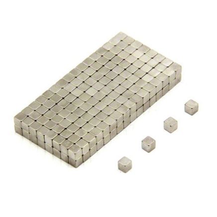 N35 Neodymium Cube Magnet - 1/8 in. x 1/8 in. x 1/8 in. thick - 0.61lbs Pull