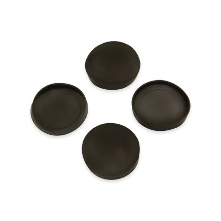 Rubber Cap Suitable for 1 in. dia Magnets - 1 in. dia x 5/32 in. high x 1/32 in. thick