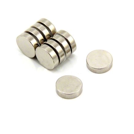 N35 Neodymium Disc Magnet - 19/32 in. dia x 5/32 in. thick - 6.17lbs Pull