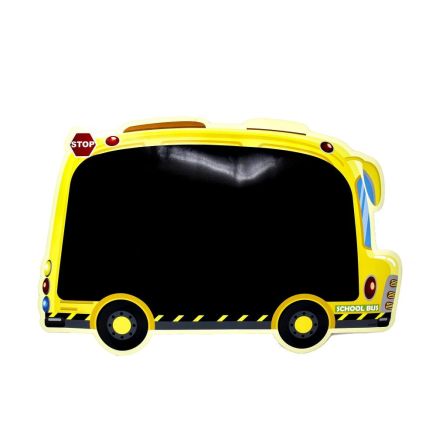 Professor Gauss School Bus Educational Magnetic Chalkboard Kit