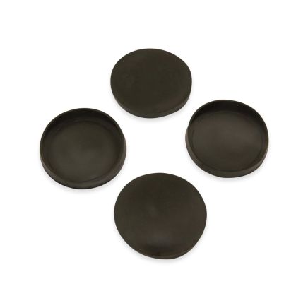 Rubber Cap Suitable for 1-9/16 in. dia Magnets - 1-9/16 in. dia x 1/4 in. high x 1/32 in. thick