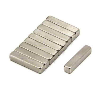 N42 Neodymium Rectangular Magnet - 1 in. x 3/16 in. x 3/16 in. thick - 9.48lbs Pull