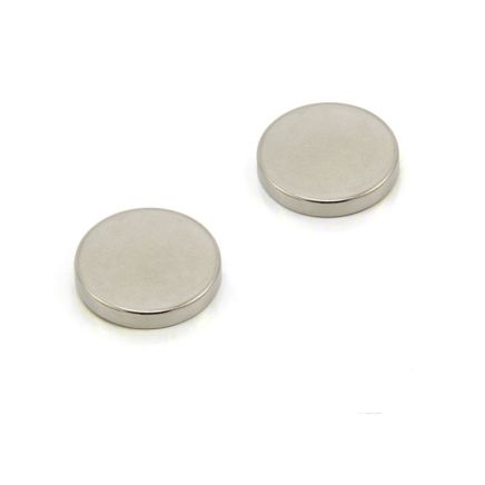 N42 Neodymium Disc Magnet - 15/16 in. dia x 5/32 in. thick - 15.87lbs Pull