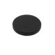 Black Rubber Coated POS Magnets Countersunk with M4 Boss Thread (Flush x 1/8 in. deep) - 1-9/16 in. dia x 1/4 in. high - 17.6lbs Pull