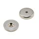 N42 Neodymium Countersunk Pot Magnet - 1-9/16 in. dia x 1/4 in. thick x 1/4 in. hole - 141.12lbs Pull