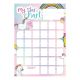 MagFlex® A3 Magnetic Unicorn Reward Chart with Colorful Star Magnets - Flexible Magnetic Sheet