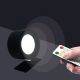 MagLight Magnetic 360° LED Wall Light With 3 Color Temperature Touch & Remote Control (Round) - Black