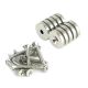 Neodymium Countersunk Magnets & Screws Pack - 1 in. dia