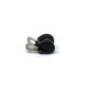 Rubber Coated Cable Holding Magnet - 7/8 in. dia x 1/4 in. high with 5/16 in. Rubber Clamp - 9.5lbs Pull