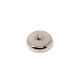 N42 Neodymium Pot Magnet with M6 Internal Thread - 1-3/8 in. dia x 5/16 in. thick - 66.15lbs Pull