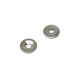 Nickel Plated Countersunk Mild Steel Disc - 19/32 in. dia x 1/16 in. thick x 1/8 in.