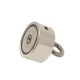 N42 Neodymium Pot Magnet with 2x M8 Eyebolts + 10m Rope - 2-1/4 in. dia x 1-3/16 in. - 264.6lbs Pull