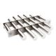 Food Industry Grade Stainless Steel Magnetic Separator Grid - 10,000 Gauss (Size Options Available)