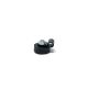 Rubber Coated Cable Holding Magnet - 11/16 in. dia x 1/4 in. high with 3/16 in. Cable Clip - 3.5lbs Pull