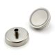 N42 Neodymium Pot Magnet with M8 Thread - 1-7/8 in. dia x 15/16 in. tall - 209.47lbs Pull