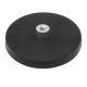 Rubber Coated POS Magnet c/w M6 Boss Thread - 2-9/16 in. dia x 1/3 in. high - 48.51lbs Pull