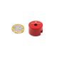 Alnico Button Magnet c/w 3/16 in. dia central hole - 1 in. dia x 5/8 in. thick - 7.06lbs Pull