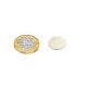 N42 Neodymium Adhesive Disc Magnet - 19/32 in. dia x 1/32 in. thick - 2.42lbs Pull