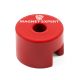 Alnico Button Magnet Countersunk with 3/16 in. dia central hole - 3/4 in. dia x 1/2 in. thick - 3.97lbs Pull