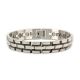 Mens Rare Earth Magnetic Bracelet with Fold-over Clasp - Pulsar