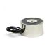 Electromagnet with M5 Mounting Hole - 24V/10W) - 110.25lbs Pull - 1-7/8 in. dia x 1-1/16 in. thick